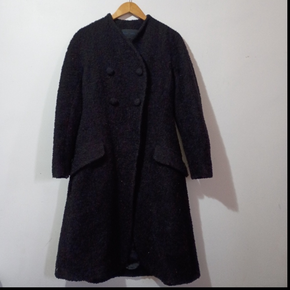 Proenza Schouler Black Textured Tweed Outerwear Size 6